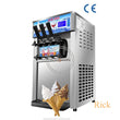 The best sale 1200W table top mini soft ice cream making vending machine 3 Flavors Ice Cream Maker with free shipping